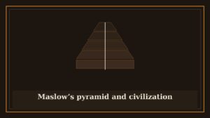 Maslow’s pyramid and civilization